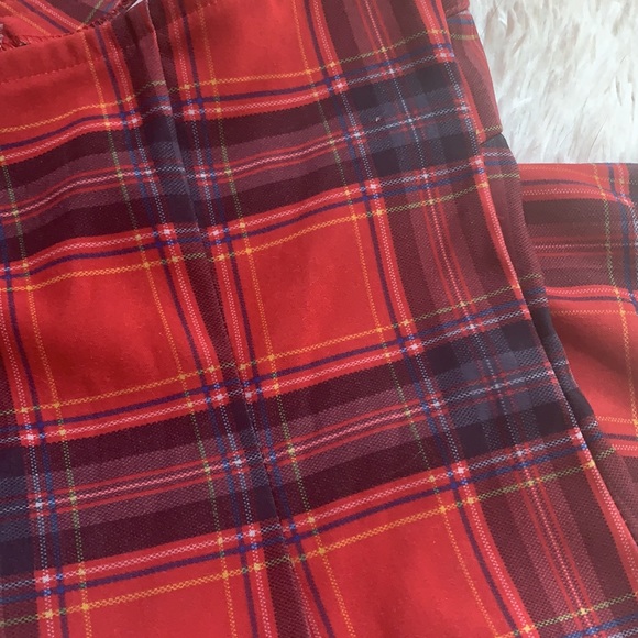 🦋NWOT Strapless plaid dress - Picture 9 of 10